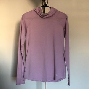 Under Armour women’s streaker hoodie S small purple and gray